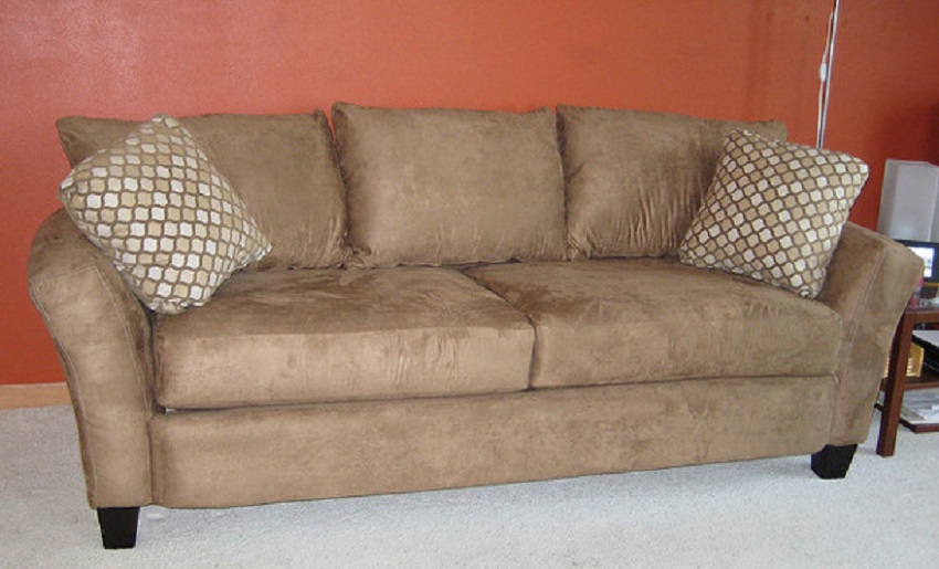 clean a suede couch