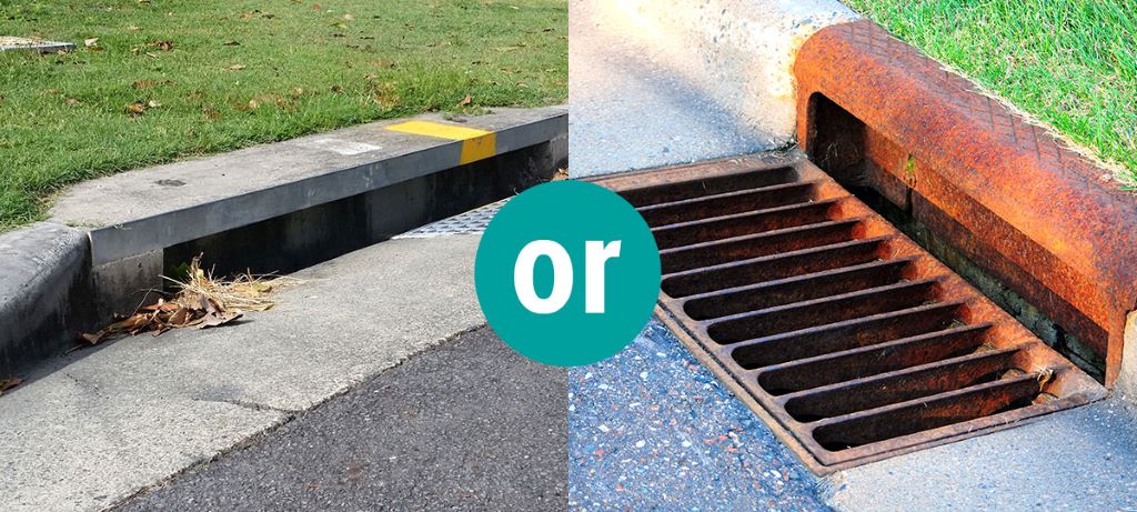 What is the difference between a sanitary drain and a storm drain