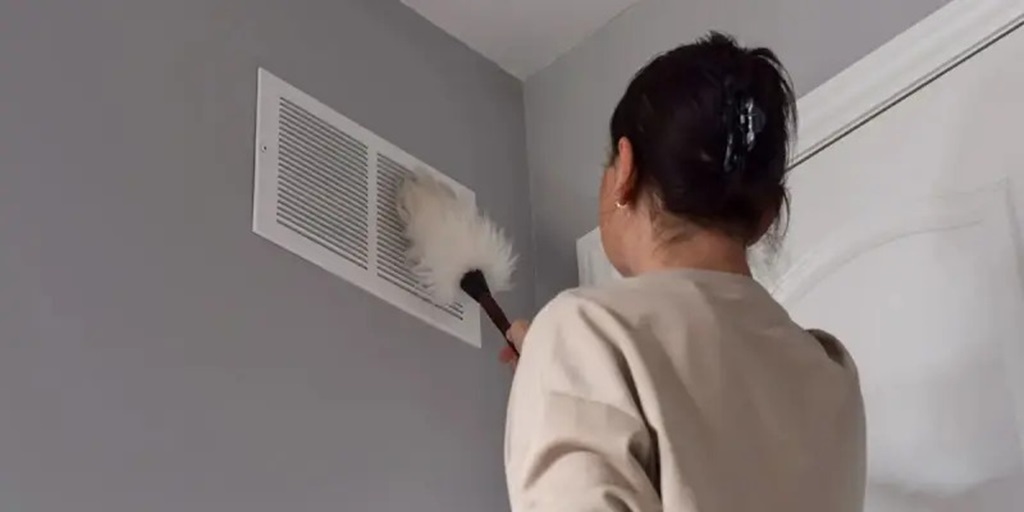 How do I disinfect my AC vents?